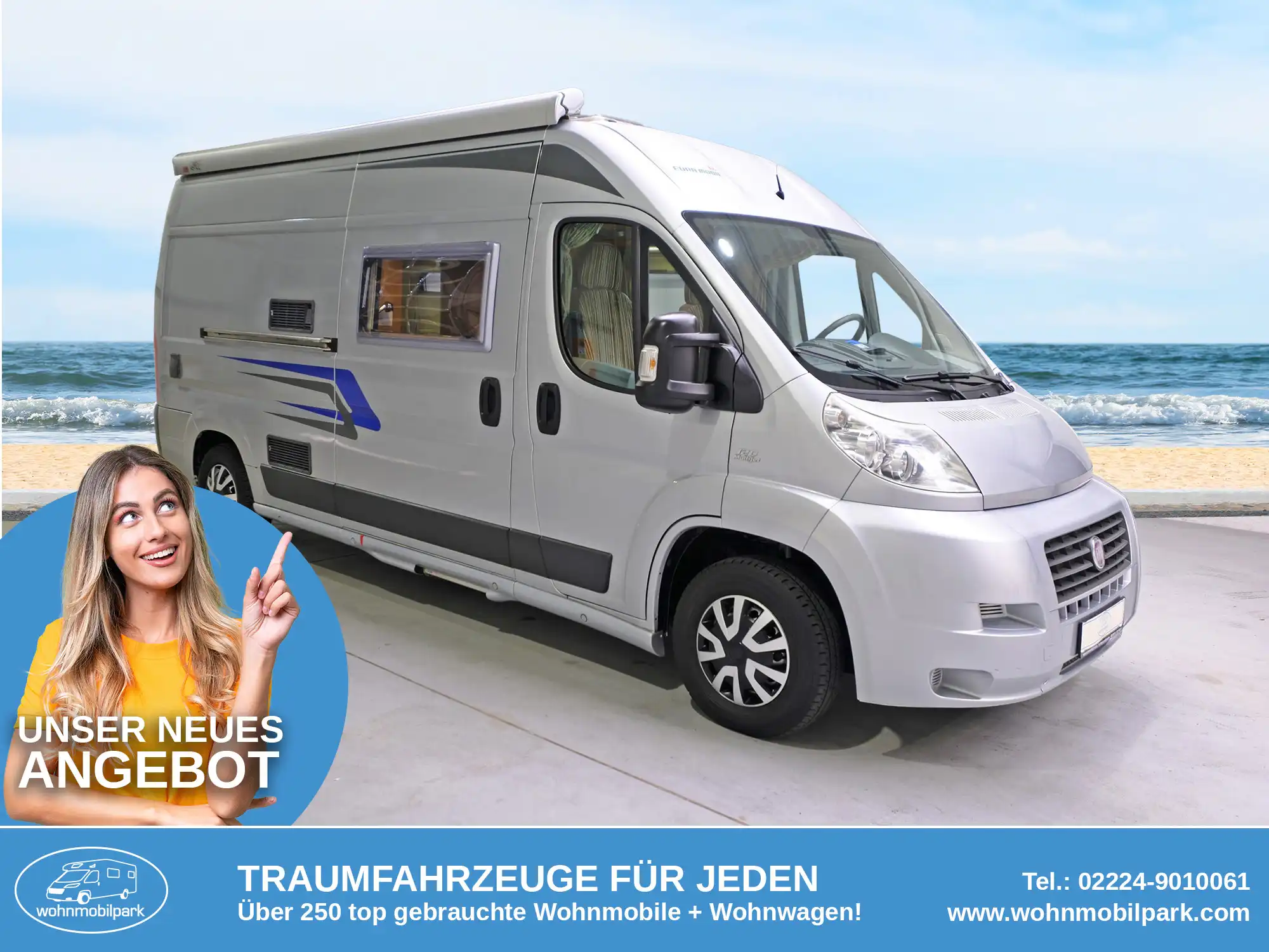 EURAMOBIL Quixta 580 FB Kastenwagen gebraucht kaufen in Bad Honnef